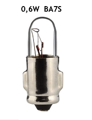 Glödlampa 0,6W 6Volt
