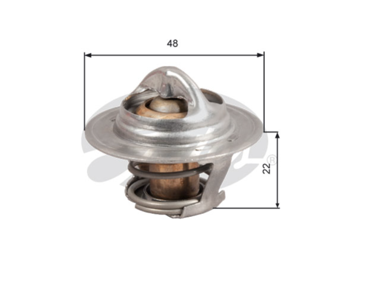 Termostaatti OHV/CIH (48mm/87 astetta) - 2