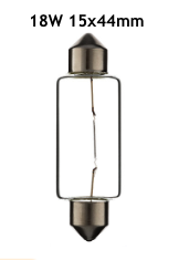 Glödlampa 18W 6Volt (15x44mm)