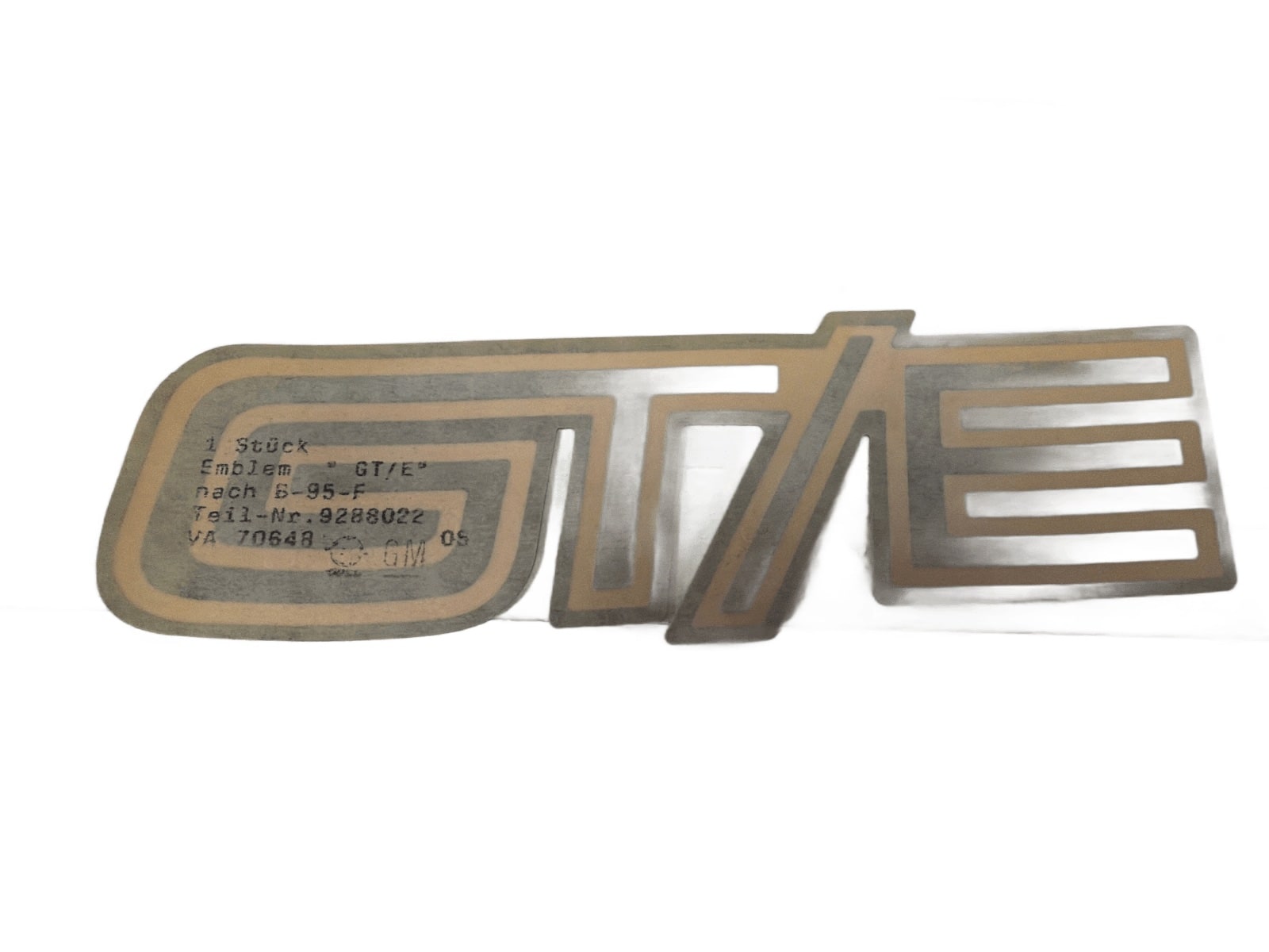 Manta B - Emblem GT/E