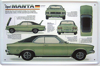 Manta A - Tabliczka znamionowa