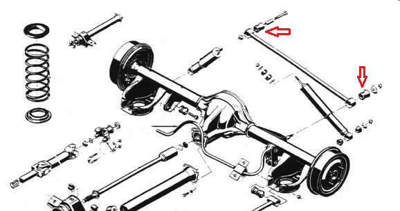 Opel - Panhardstab Buchsen - 2