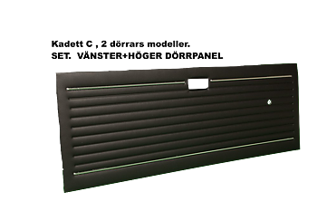 Kadett C - Panneaux de porte 2 portes