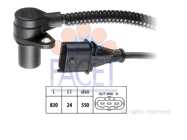 Sensor cigüeñal - Omega B 2.2 16V - 2