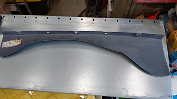 Manta B - Section de tôle d'aile intérieure