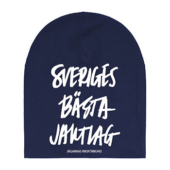 Mössa med tryck SVERIGES BÄSTA JAKTLAG, mörkblå