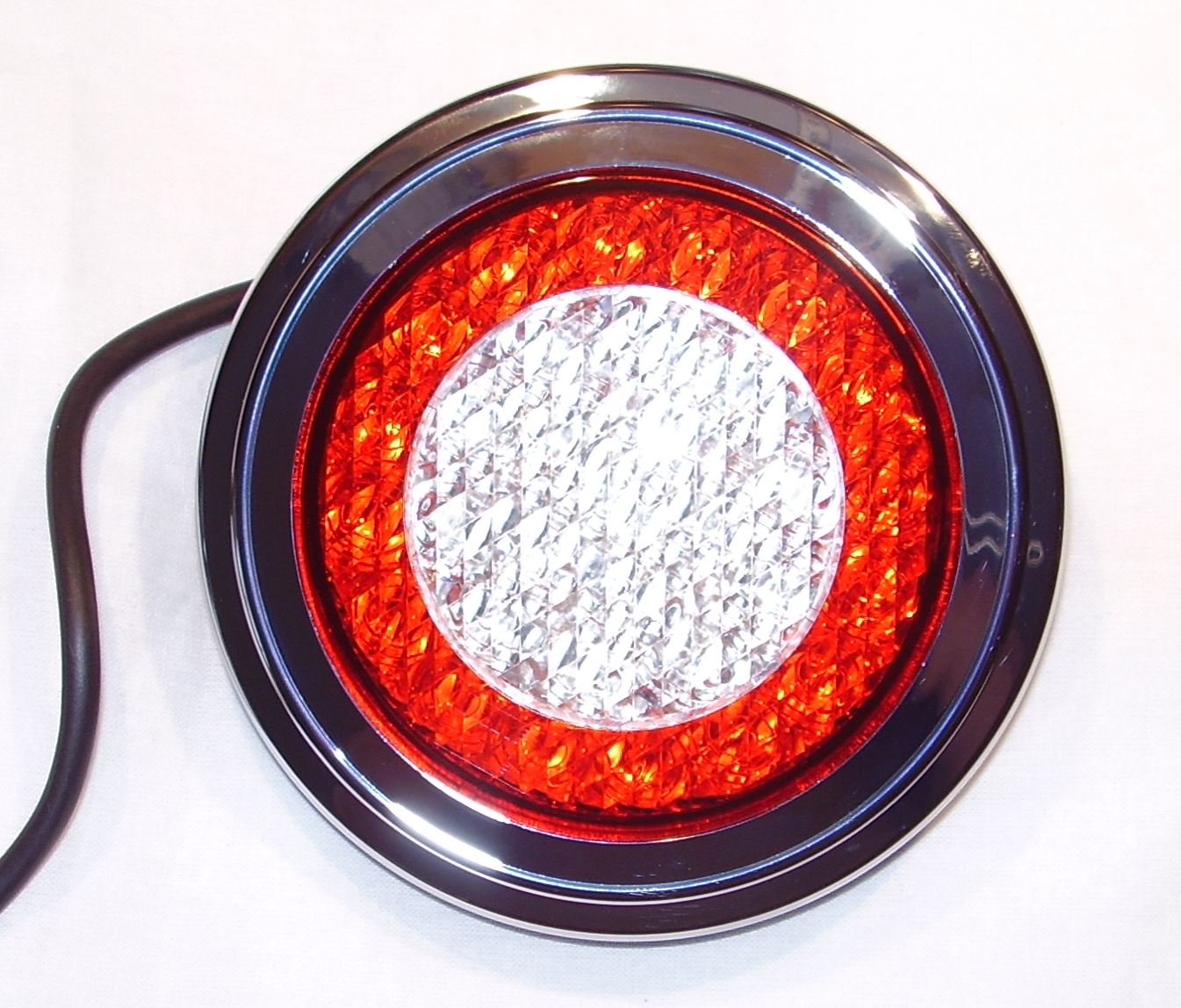 Runda Bakljus med Bakljus/Broms/blinkers 9-32volt