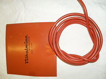 Tank / Motorvärmare 150 x 150 mm , 225 watt / 240 volt