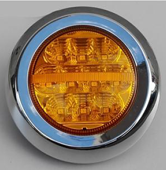Runda Bakljus för inbyggnad med Blinkers 12volt
