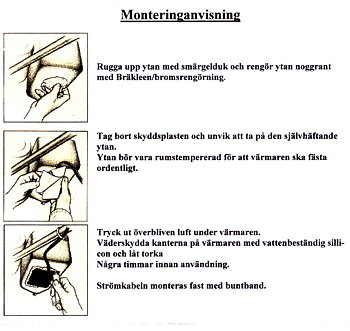 Batteri / Tankvärmare , 300watt / 24 volt