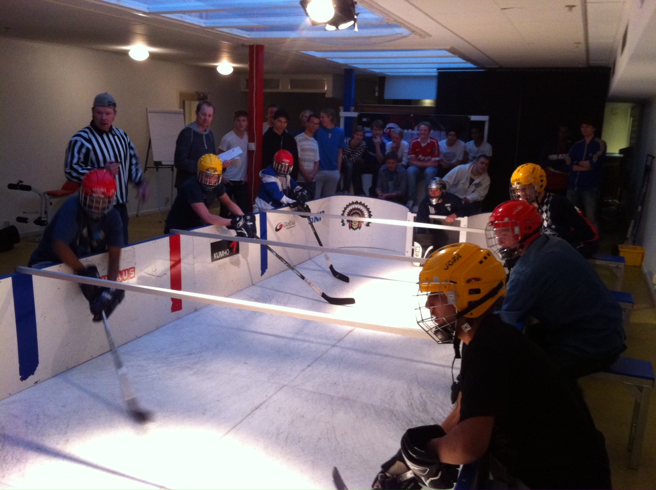 Human table Hockey