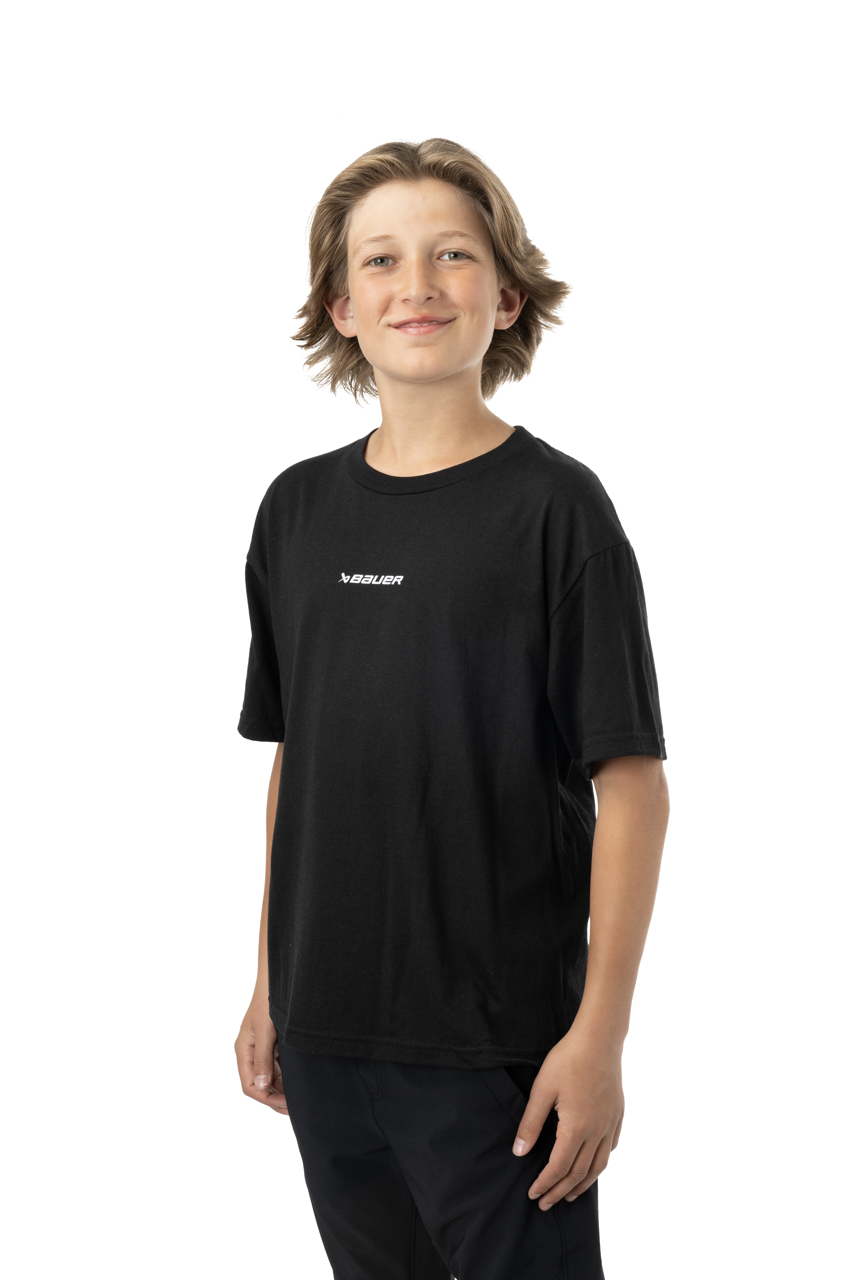 BAUER CORE SS TEE S24 JR (Svart)