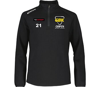 S22 CCM LOCKER  TOP 1/4 Zip JR GBK (Gripen)