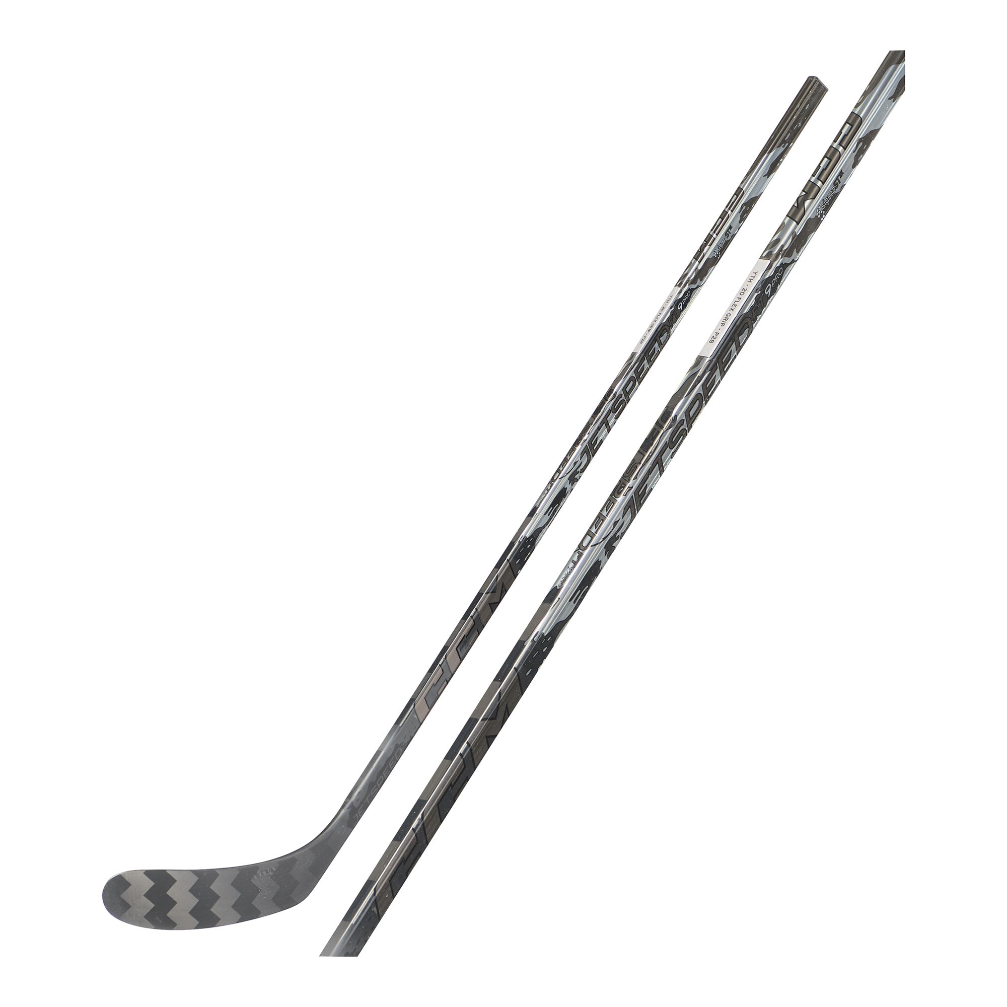CCM Hockey Stick Jetspeed Ft9 Pro Charcoal Yth Hockeyklubba - 8