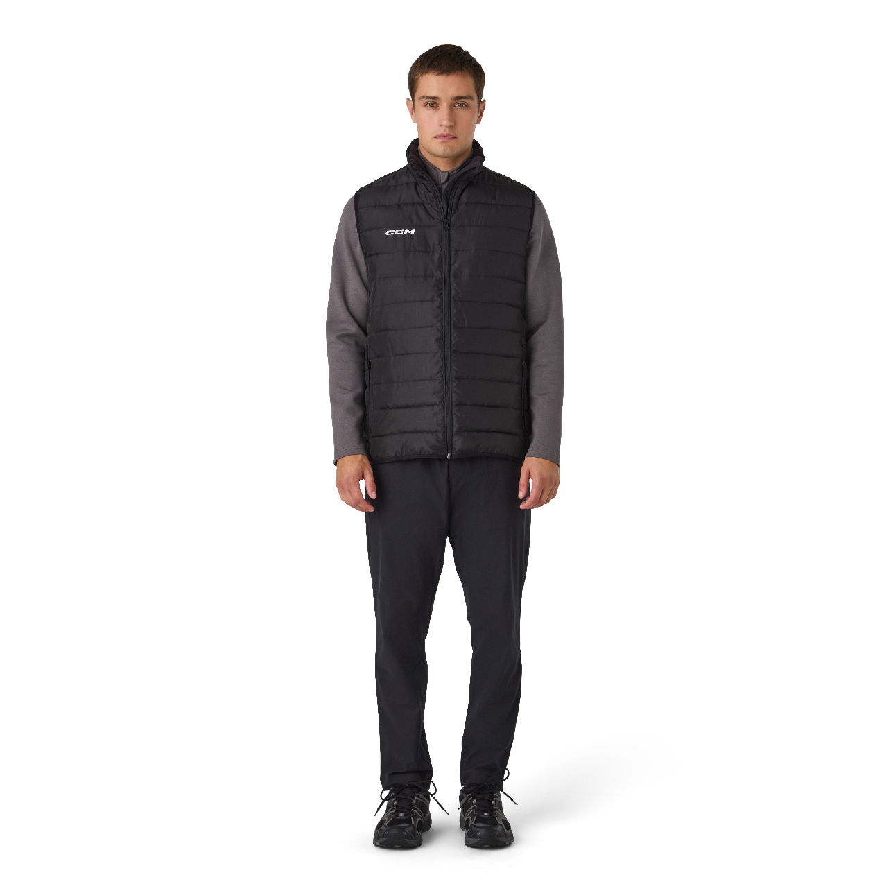 CCM Team Quilted Vest  JR S25 (Gripen) - 4