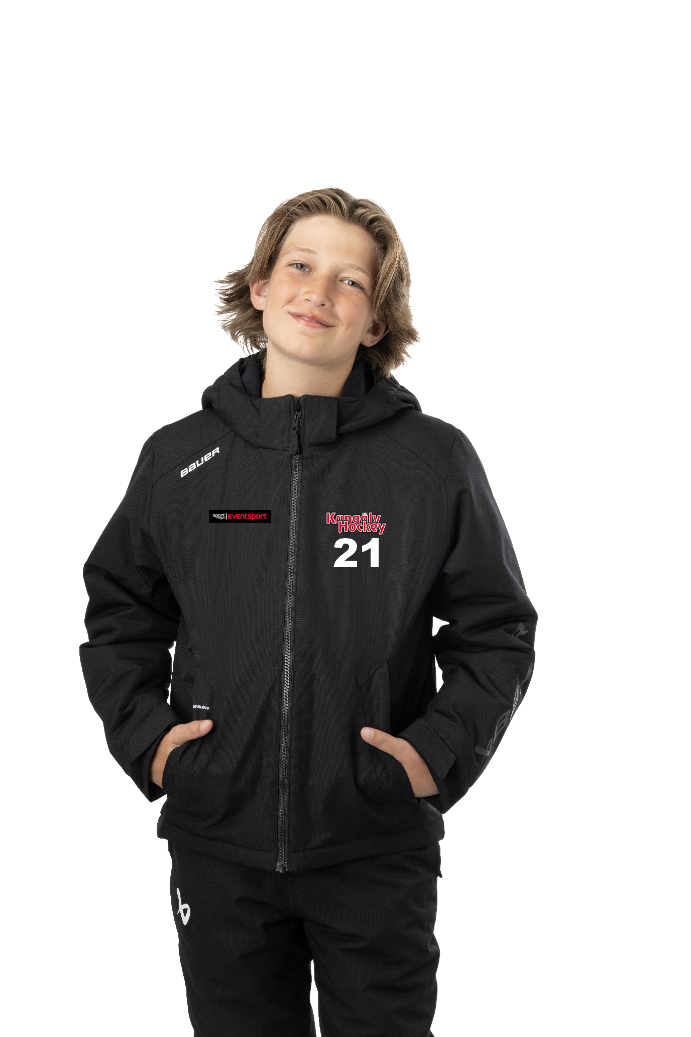 BAUER Heavyweight Jacket JR S24 (Svart) Kungälv 