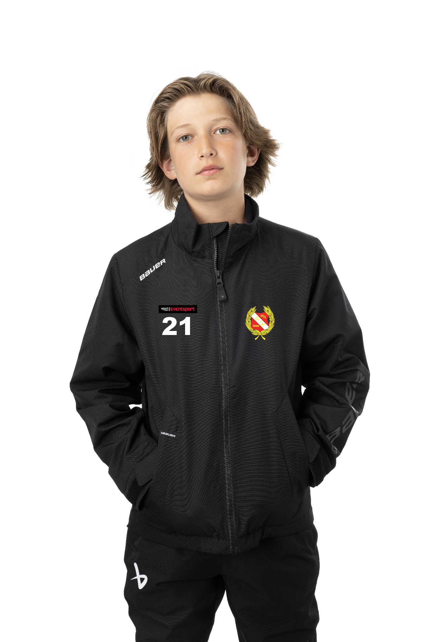 Bauer Lightweight Jacket Jr S24 (Svart) Rönnäng IK