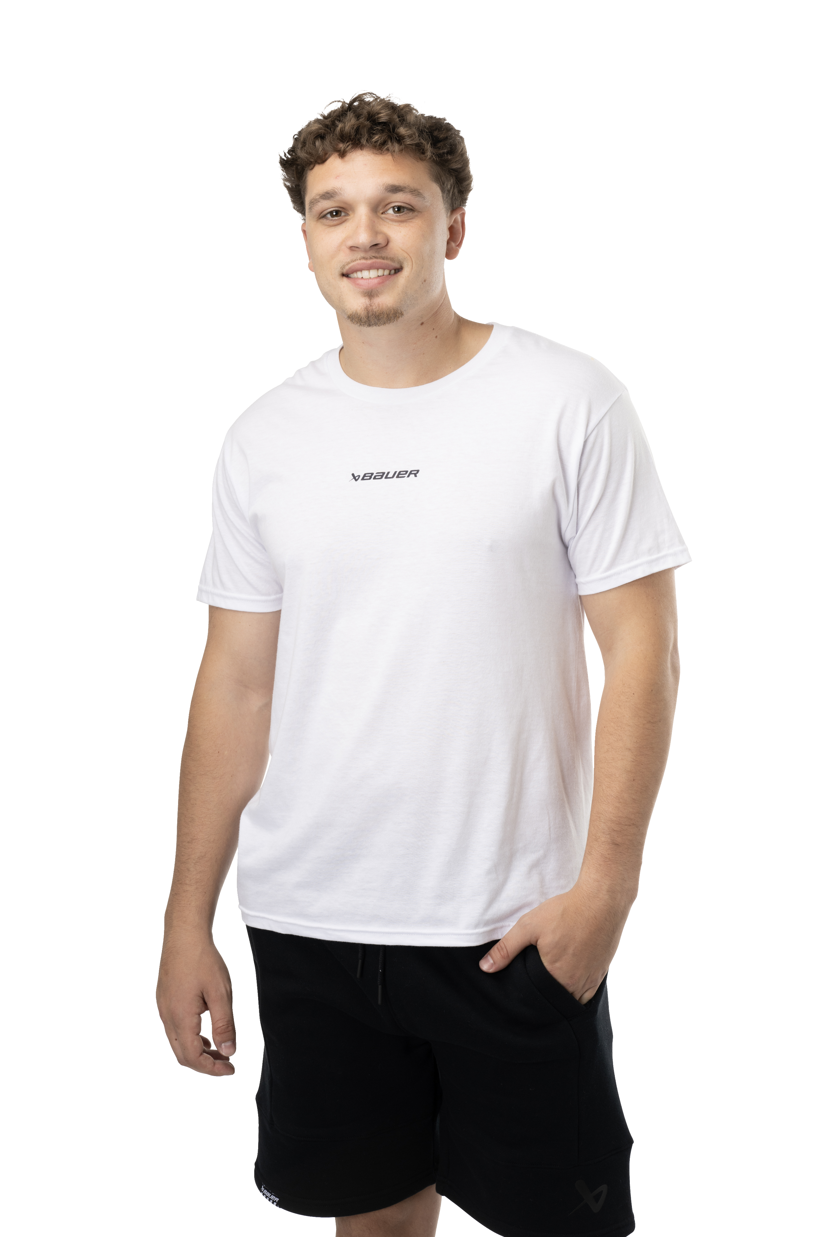 BAUER CORE SS TEE S24 SR (Vit)