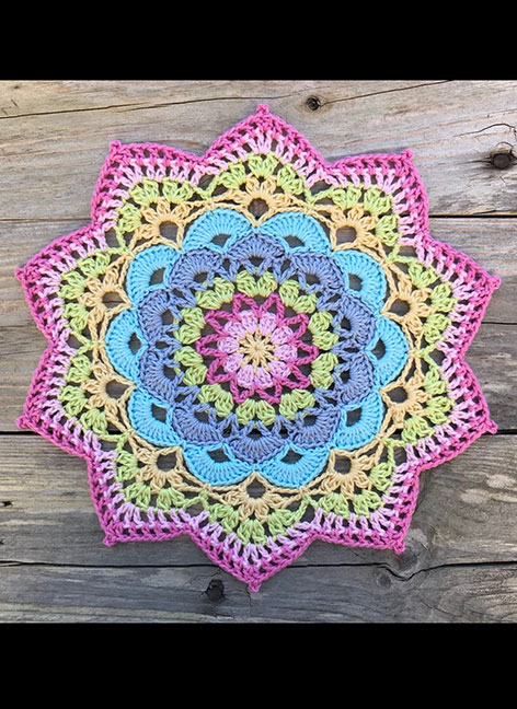 Mandala no 1, By Chrochet Millian - 2