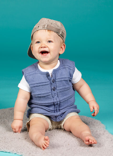 Babytröja, slipover och mössa - 3