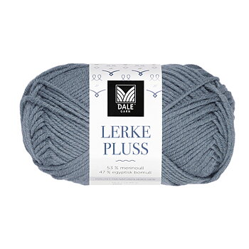 Lerke Pluss, garn i merinoull/bomull