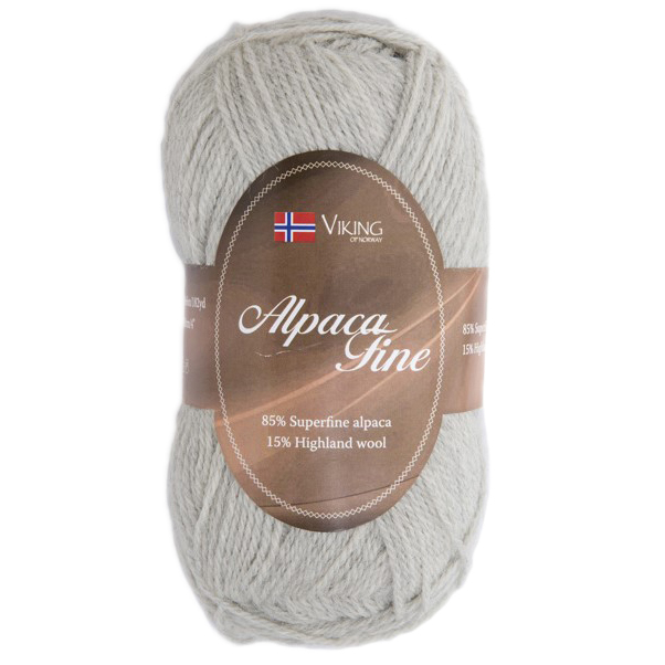 Alpaca Fine, garn i alpacka och ull
