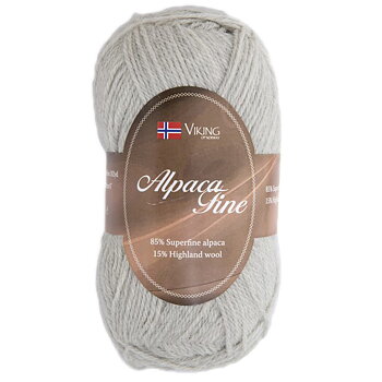 Alpaca Fine, garn i alpacka och ull