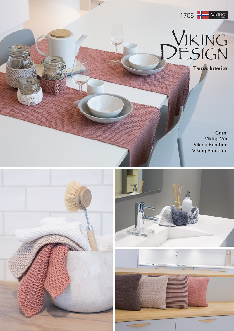 Viking Design nr 1705, mönsterkatalog från Viking Garn