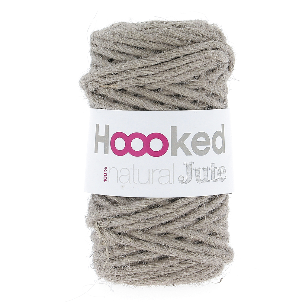 100 % Natural Jute, från Hoooked - 2