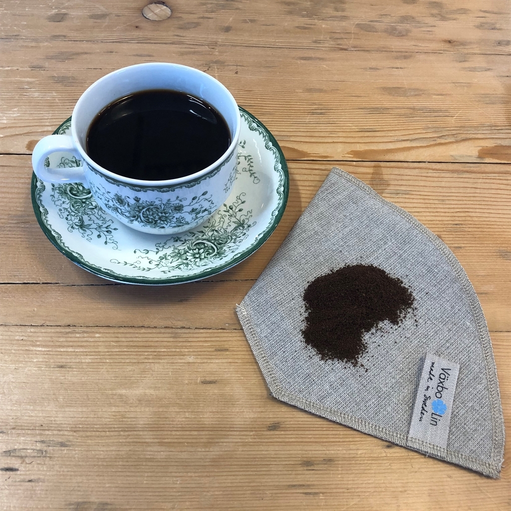 Kaffefilter i lin  - 2