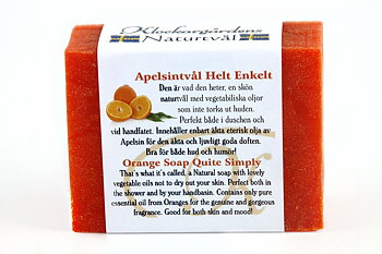 Apelsintvål, naturtvål