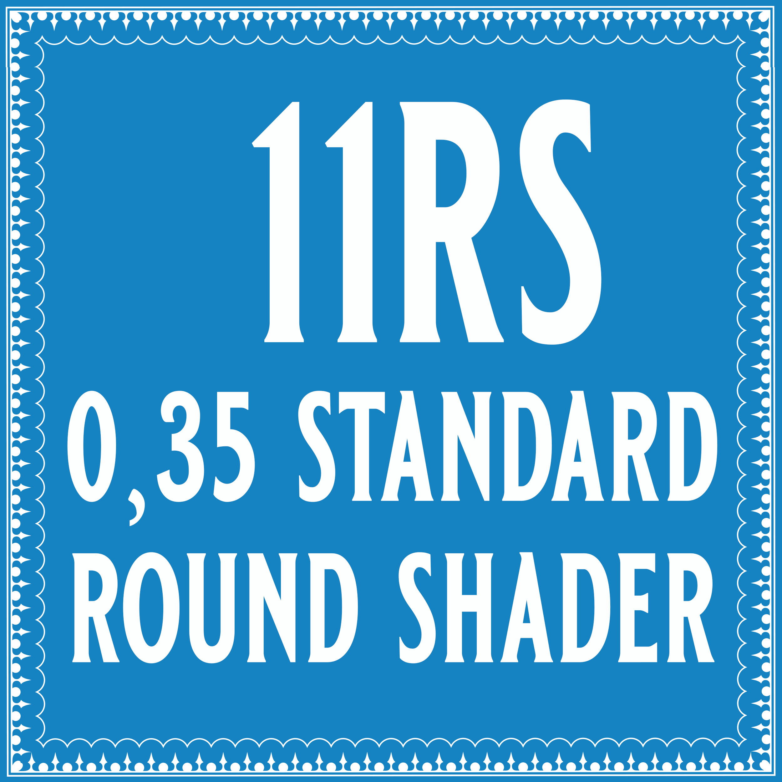 35/11 Standard Round Shader Cartridge