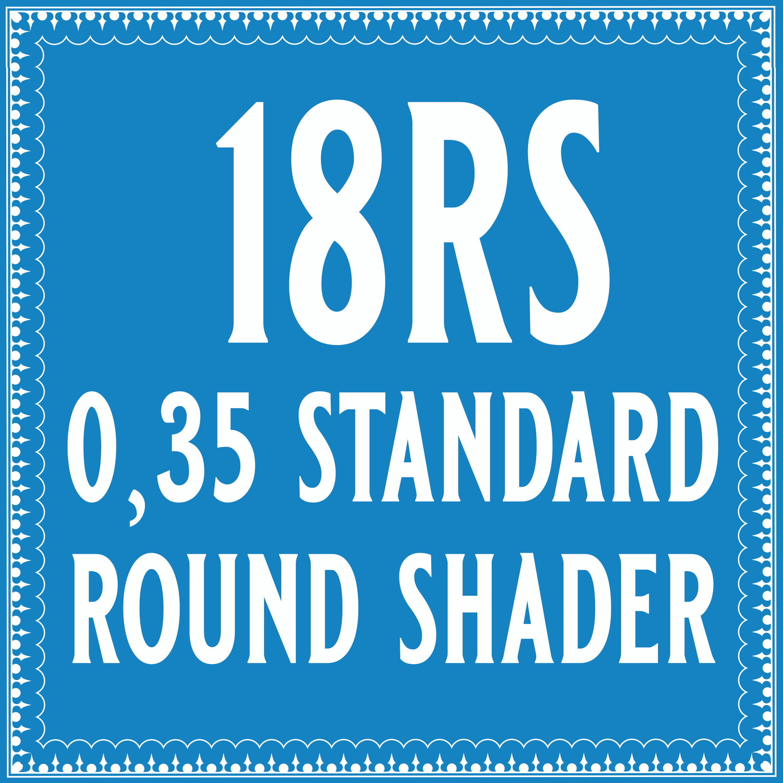 35/18 Standard Round Shader Cartridge