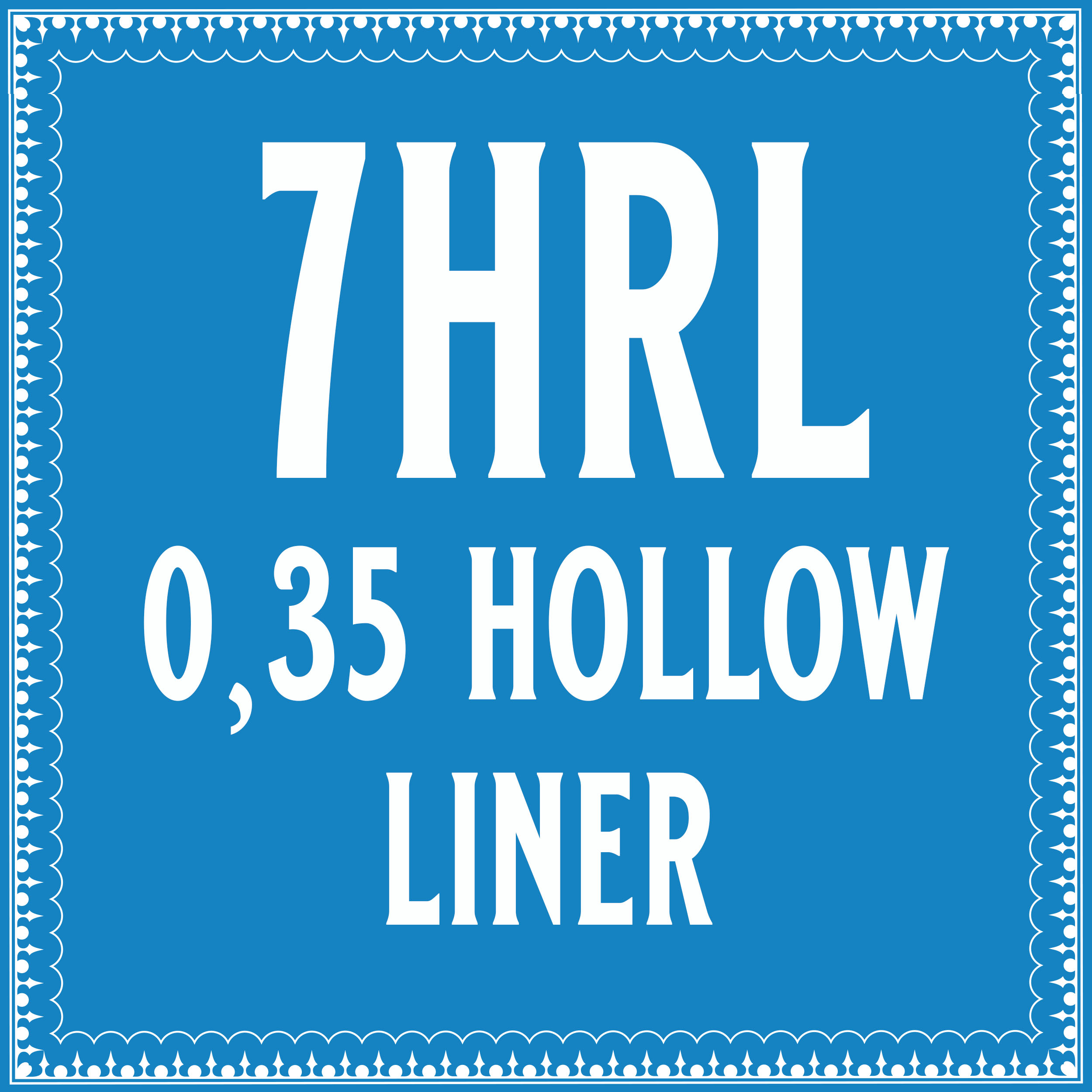 35/7 Hollow Round Liner Cartridge