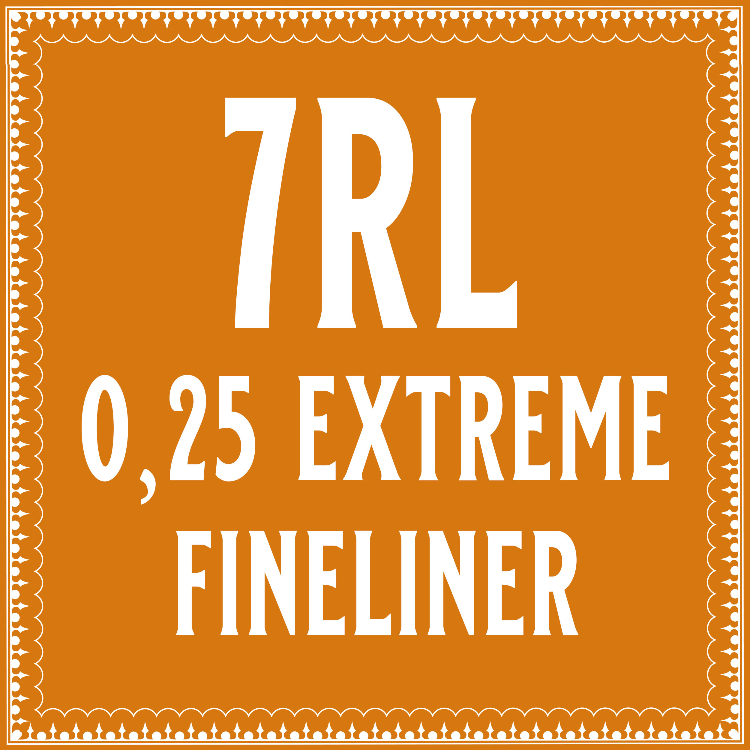 25/7 Extremely Fine Round Liner 