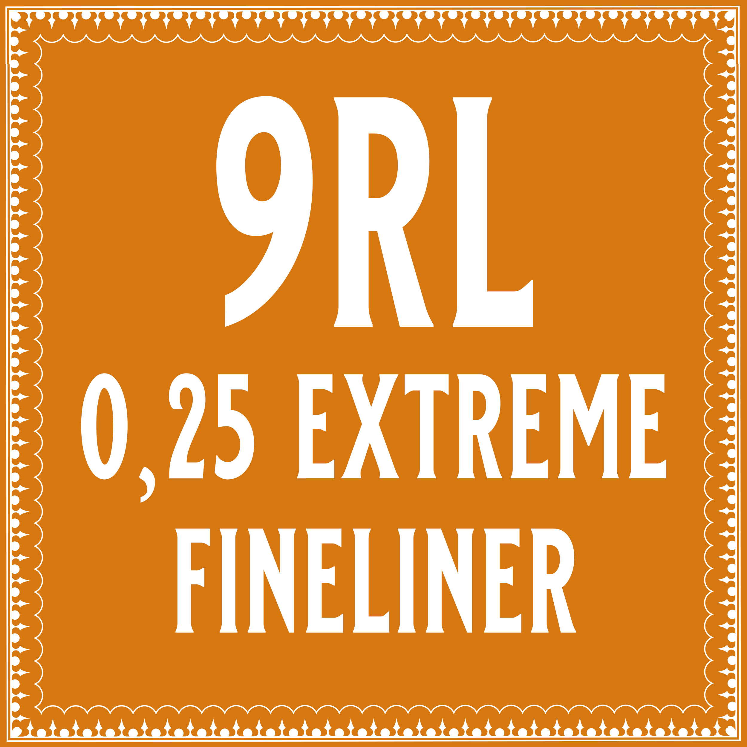 25/9 Extremely Fine Round Liner 