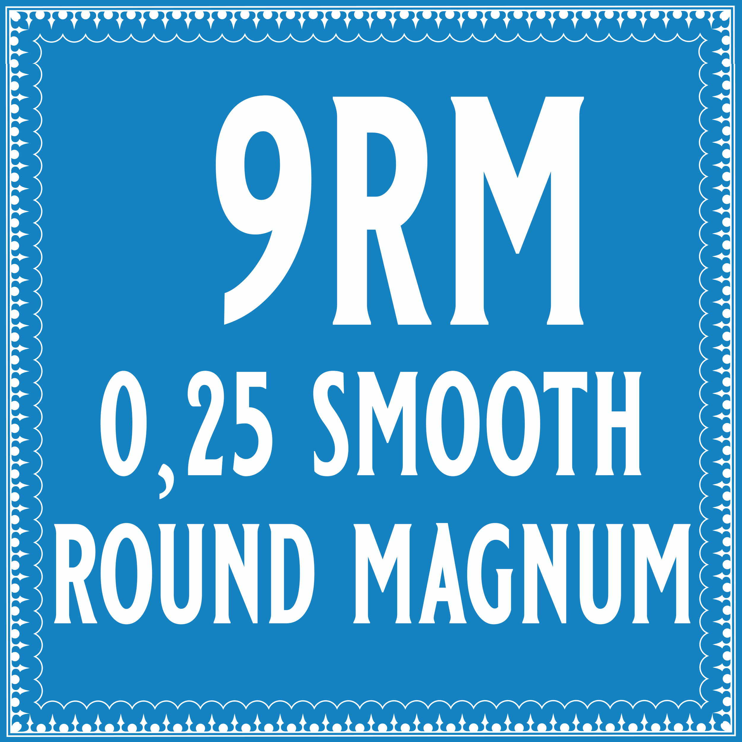 25/9 Smooth Round Magnum Cartridge 