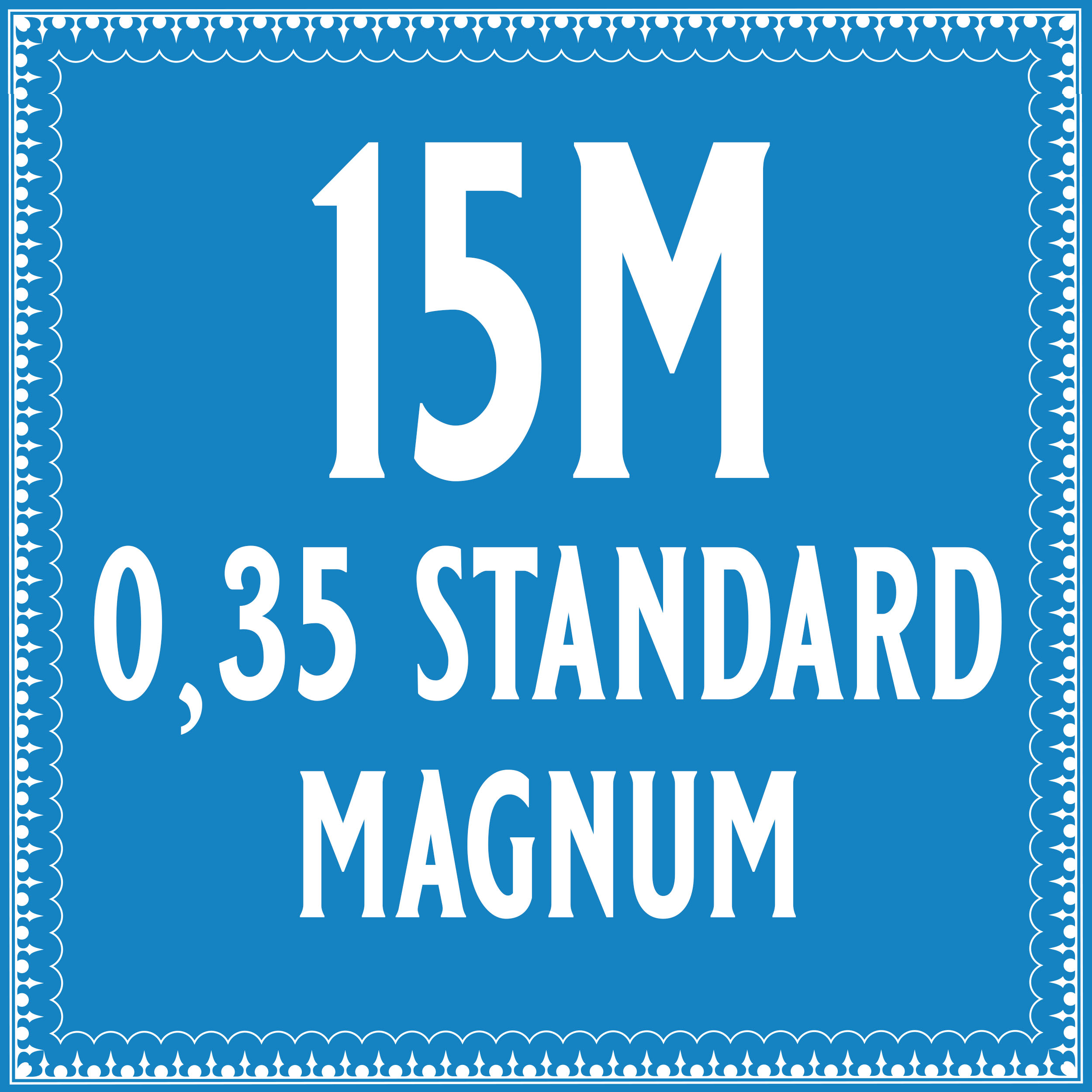 35/15 Standard Magnum Cartridge FELMÄRKT