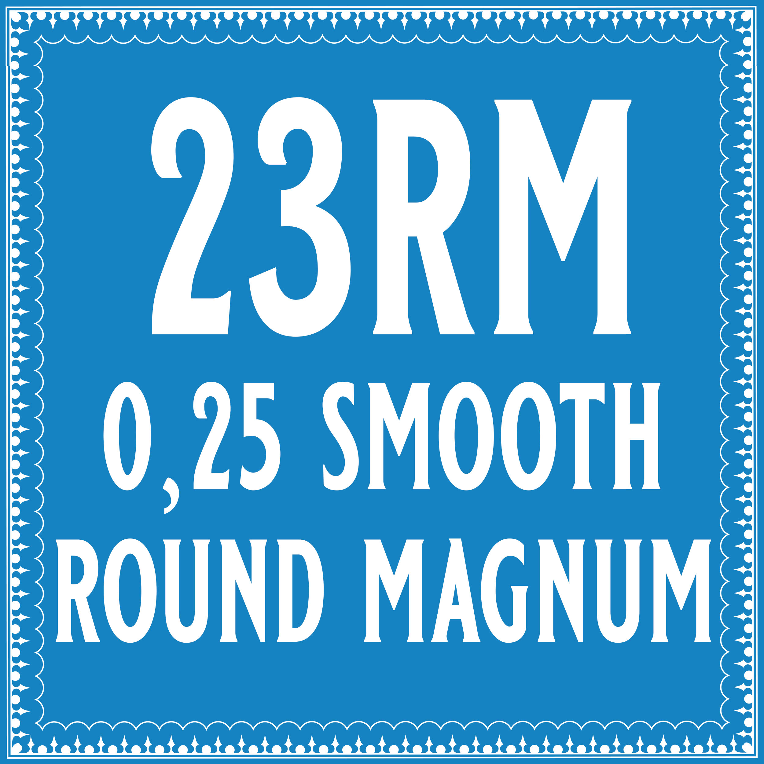 25/23 Smooth Round Magnum Cartridge
