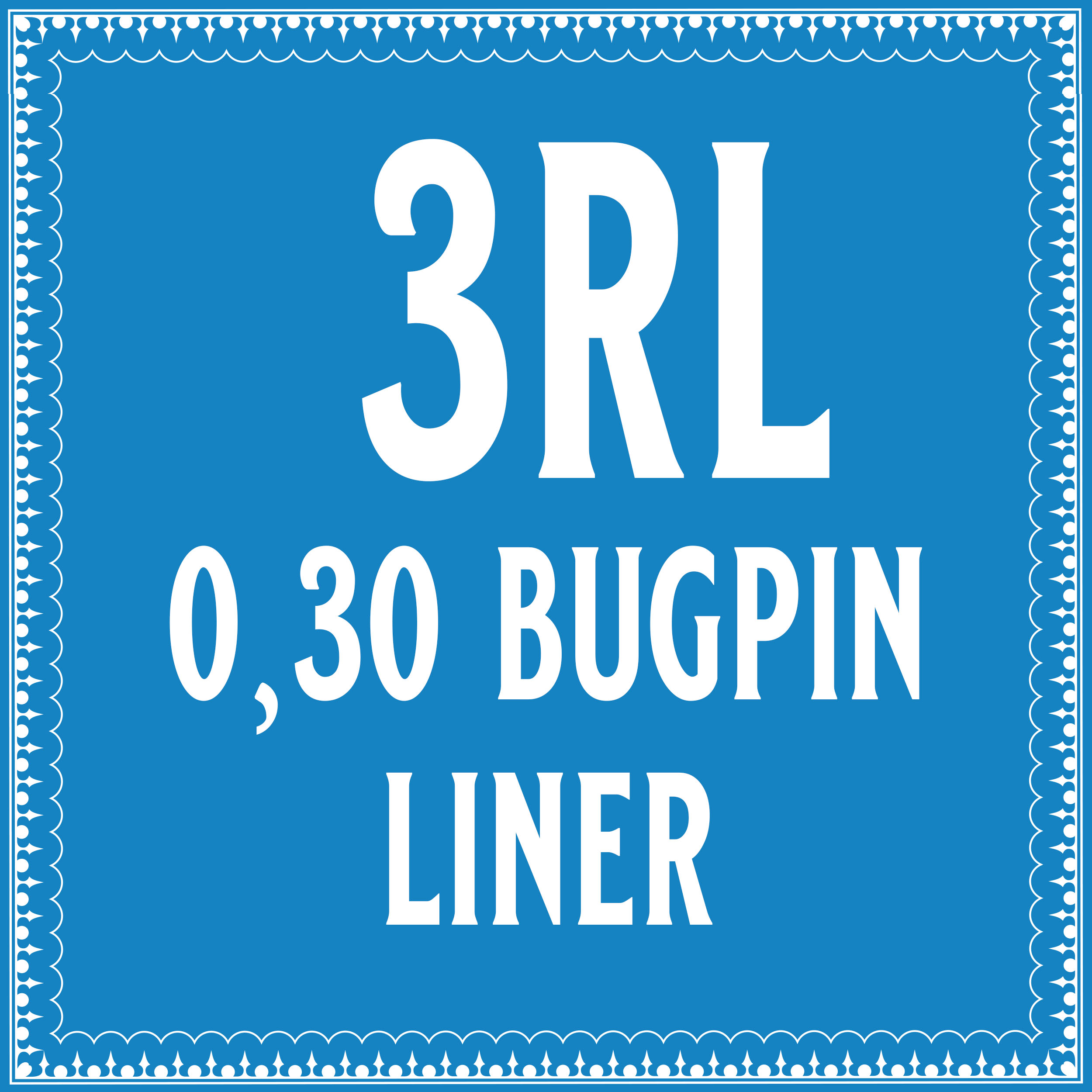 30/3 Bugpin Round Liner Cartridge