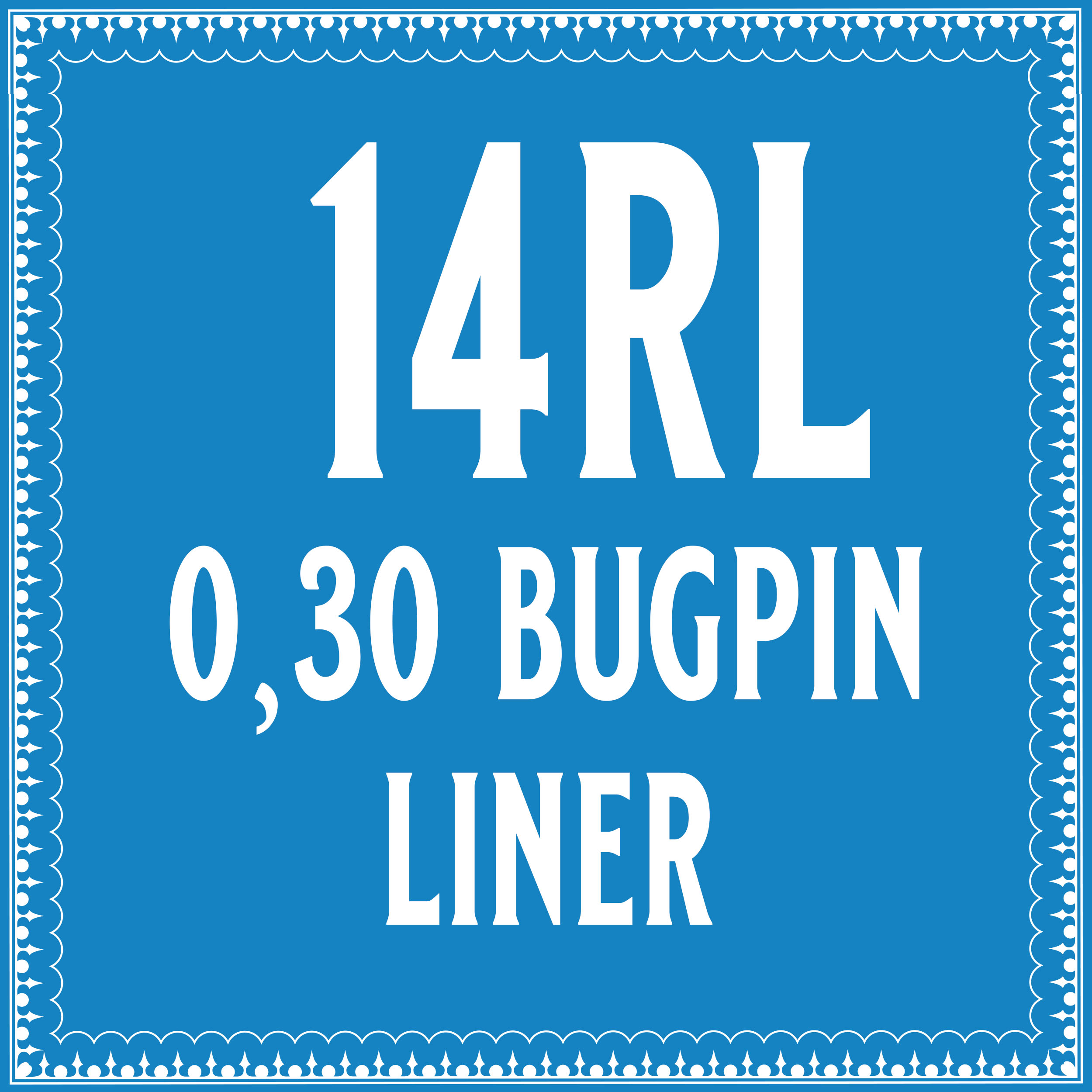 30/14 Bugpin Round Liner Cartridge
