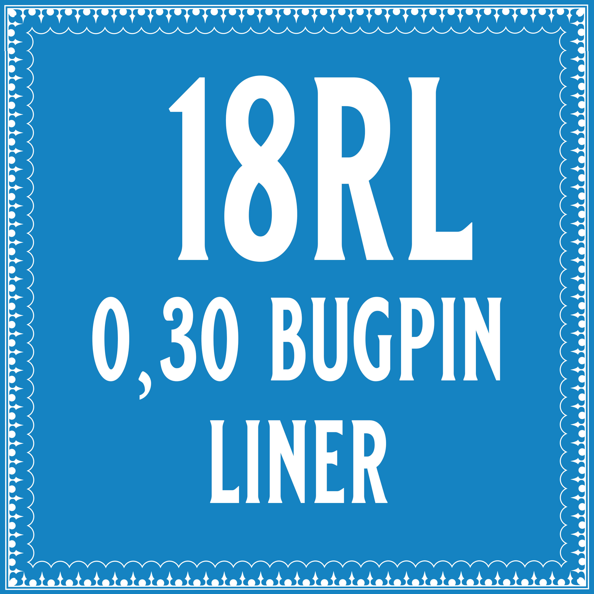 30/18 Bugpin Round Liner Cartridge