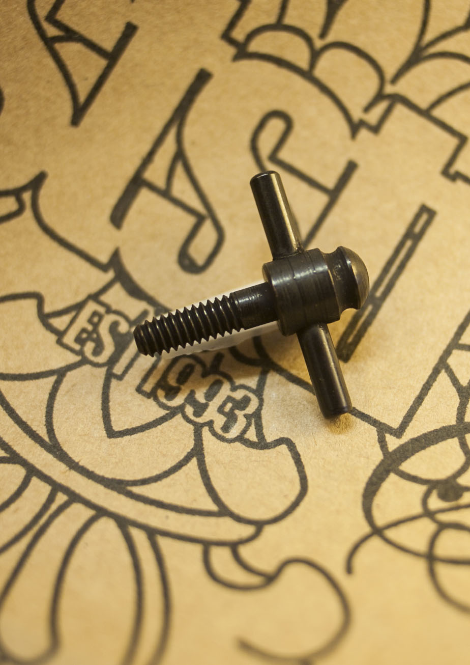 T Tube vice screw - Black