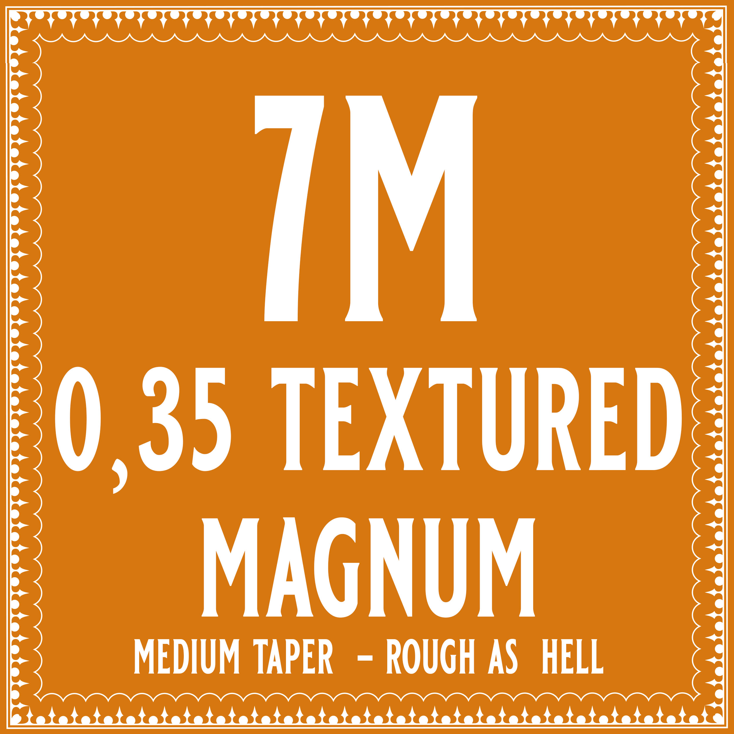 Traditional 7 magnum medium taper 0.35mm – FK Irons - Precision Tattoo  Machines