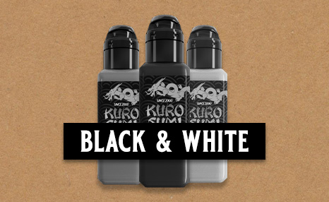 Kuro Sumi Imperial Black and White