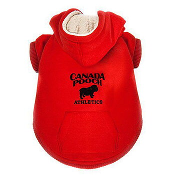 Canada Pooch Cozy Caribo Hoodie Röd