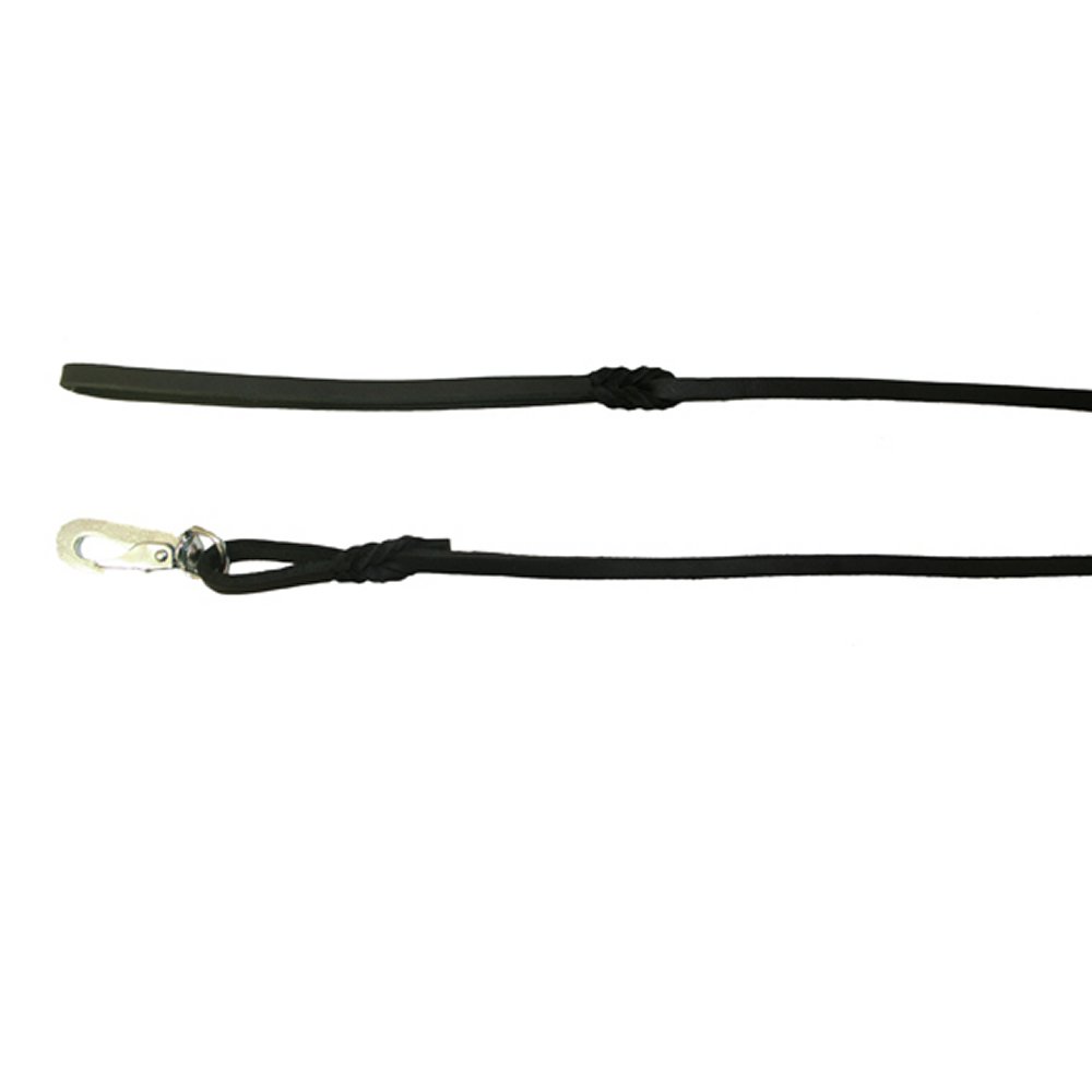 Koppel råläder Svart BGB 6mm x 180cm