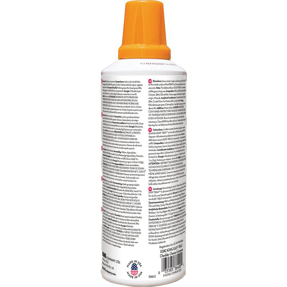 Kong Easy Treat Cheddar Cheese 236 ml - 2
