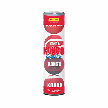 Kong Signature Balls 4-pack Small Mix Ø5,7cm