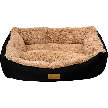 Hundbädd Stella Svart/Beige